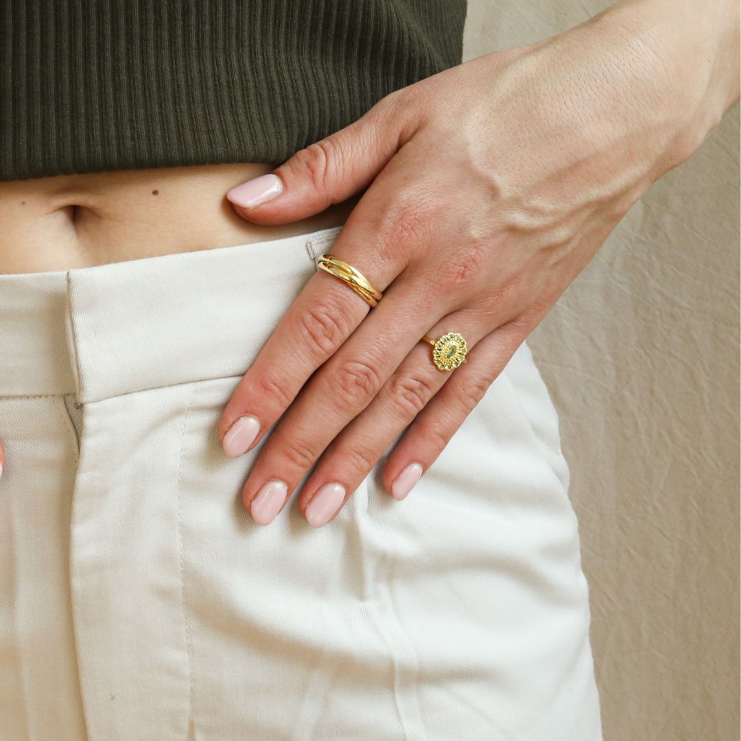 Bold Triple Band Ring